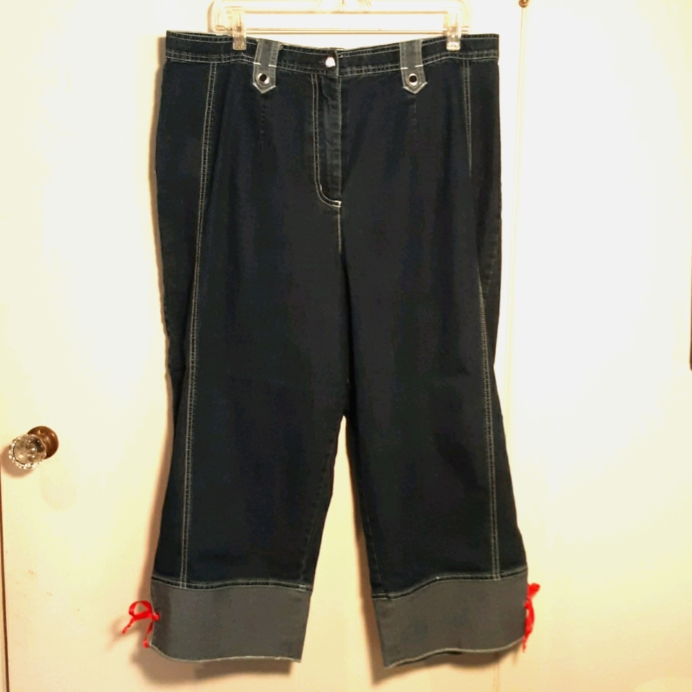 Penningtons cropped denim pants
